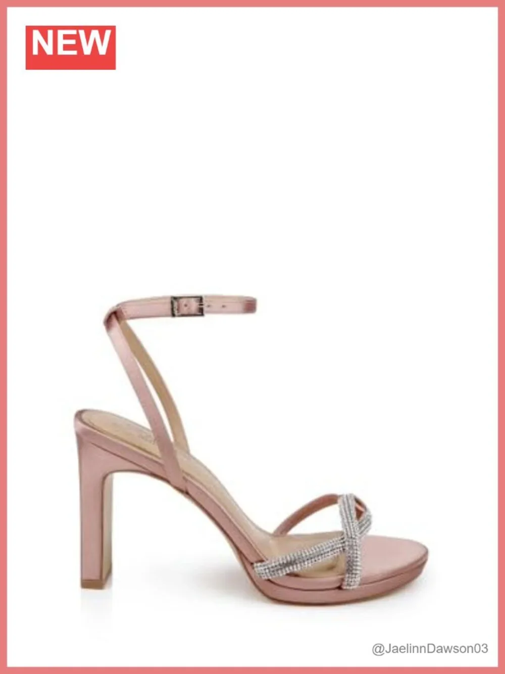 Jewel Badgley Mischka Fila Block Heel Platform Sandals Heeled Sandals
